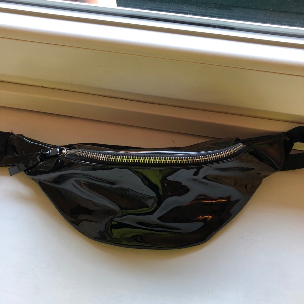 Bershka black fannypack